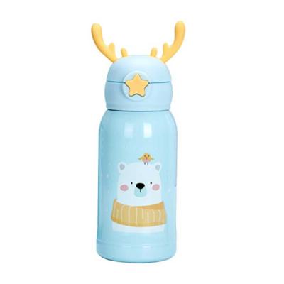 China Viable Christmas Hot Gift For Kids Water Bottle, Double Wall Thermos Stainless Steel Cartoon Bottle Water Flask For Kids for sale