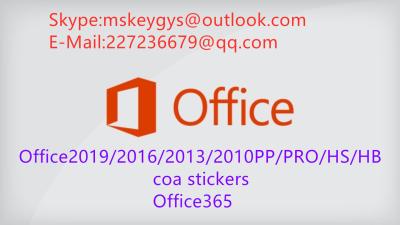 China office 2019 hs office 2016hs,office 2013hs,office 2010 hs   Home And Student coa stickers 100% activated for sale