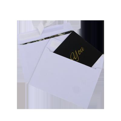 China Custom Recyclable Gift Wrap China Factory Kraft Paper Invitation Envelope for sale