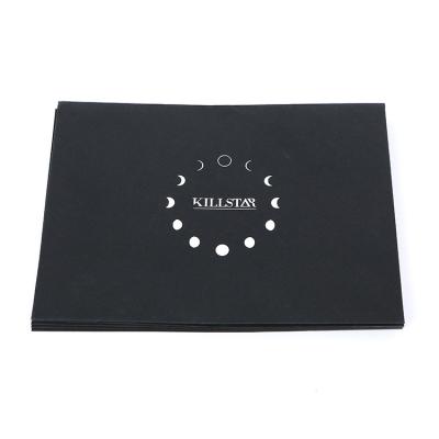 China Gift Envelope Wholesale Customized Small Size Black Cardboard Paper Mailing Envelope for sale