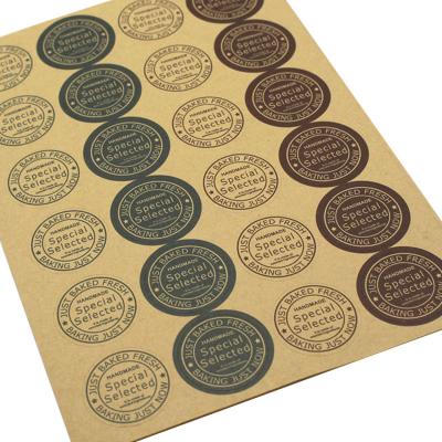 China Waterproof Wholesale Custom Printed Die Cut Private Glossy Paper Cd Label Sticker Adhesive Label for sale