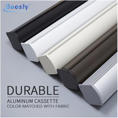 China Eco-friendly Manufacturer Manual Motorized Double Layer Roller Shade Blackout Day Night Window Shades Zebra Shades For Living Room for sale