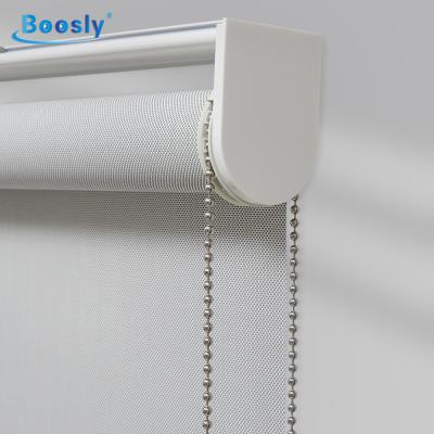 China 100% Polyester Window Shade Indoor Manual Cordless Roller Shades Curtains Roller Shades High Quality Eco-friendly In Shade for sale