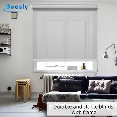 China 100% Polyester Traditional Cloth Manual Roller Shade Roller Blinds Waterproof To Customize Size Cloth Roller Blinds for sale