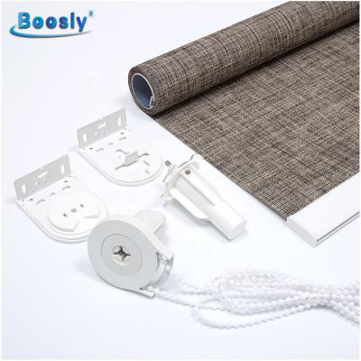 China Waterproof Decorative Plastic Bead String Roll Shade Various Cluth Manual Roller Shade Curtains for sale