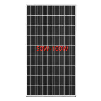 China ZhongFu Hot Selling Caravan Photovoltaic-Solar-Panels 50W-100W System Roof Tiles Solar Mounting System for sale