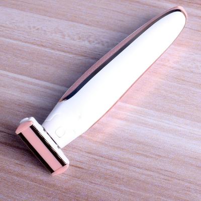 China Single Blade Women's Hair Razor USB Electric Mini Hair Remover Shaving Armpit Removal Bikini Razor Blade Dermaplaning for sale