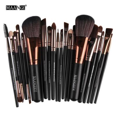 China Fan Brush A Set Of 22 Pcs Makeup Brushes Sets Eyeshadow Brush Blusher Concealer Foundation Lip Powder And Brush Set Makeup Tools Kits for sale