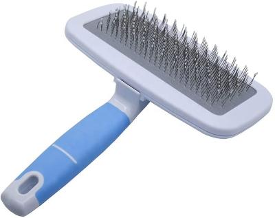 China Viable Self-Cleaning Pet Hair Brush, Pet Hair Remover Roller Slicker Brush Grooming Comb, Dismountable Head Brush Design for Dog and Cat Hair for sale