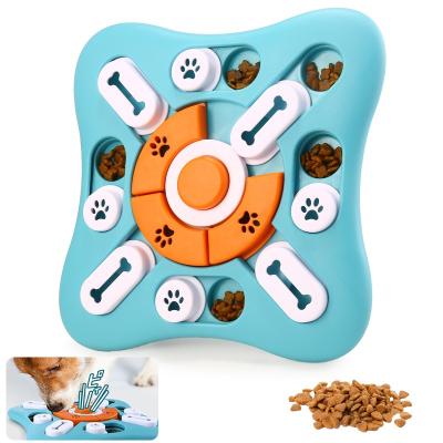 China Stocked Custom Dog Puzzle Toys, Dog Puzzle Food Feeder with Squeaky Toys, Interactive Dog Toy for IQ Training and Mental Enrichment for sale