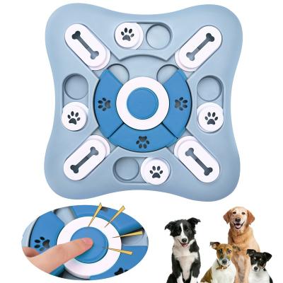 China Dogs Puzzle Toys Dog Toys Bone Shape Covers Interactive Dog Toy For Puppy IQ Stimulation for sale