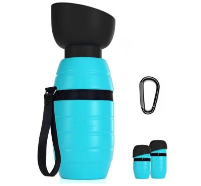 China Dog Drinking Water Bottle Folding Convenient Water Dispenser Pet Dog Travel Leakproof Water Bottle for sale