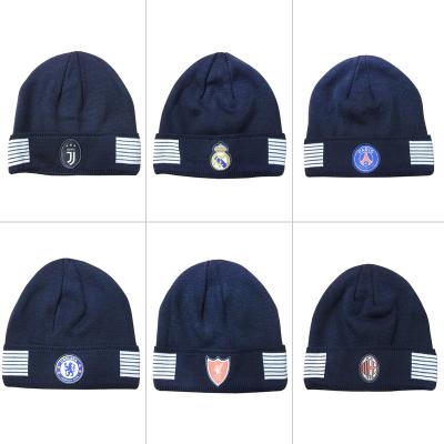 China 2022 COMMON Cheering Qatar World Cup football hat soccer fans supplies souvenir gift club winter wear thickened knitted hat wholesale for sale