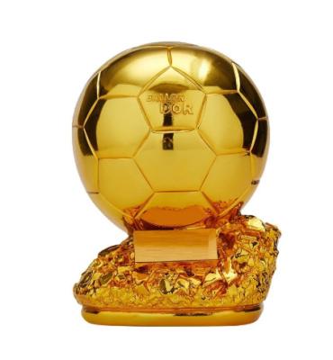 China Custom 2022 Europe World Qatar Friendship Cup Ball Gold Trophy Resin Football Soccer Cup Fans Collectibles Souvenirs Champion Gift for sale