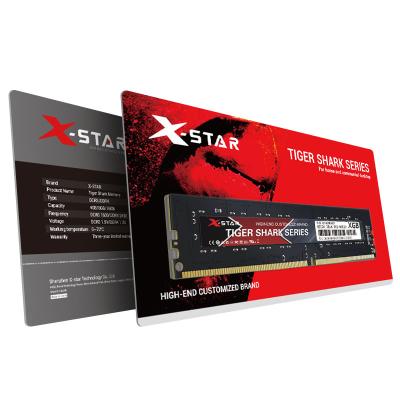 China X-Star Desktop Gaming Memoria RAM ddr4 RAM 16gb 32gb 2666mhz With High Performance for sale