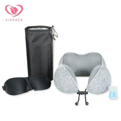 China Memory Travel Pillow Memory Foam Sleeping Neck Support Newly Bound U-Shaped Headrest for sale