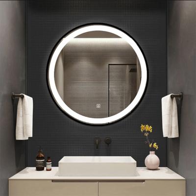 China Hotel Bathroom Magnifying Mirrors With LED Lights Supply For Hotels for sale