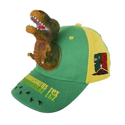 China Fashion COMMON New Design Cotton Embroidery Dinosaurs /Pandas/Penguins/Sharks Custom 100% Animal Hats Hats for sale