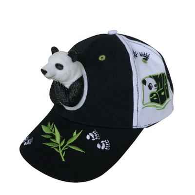 China Duck Tongue Caps Baby Cartoon Panda Baseball Caps JOINT wholesale children's caps for sale