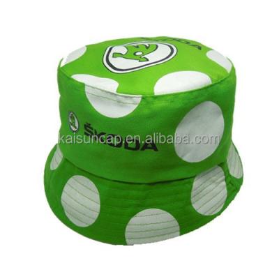 China 100% cotton promotional skoda bucket hat printed logo lead cap fishing hat for sale