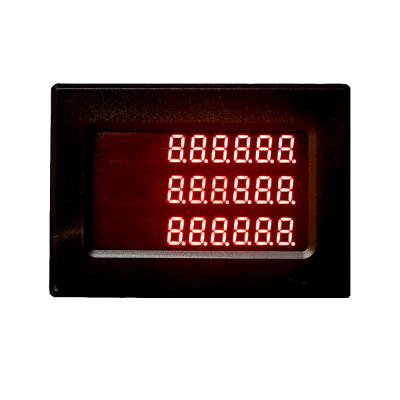 China Taidacent Customizable 4 Rows 3 5 6 Digits Modbus RS485 Meter PLC Digital 7 Segment Serial Port LED Display 3 Rows 4 5 6 Digits Modbus RS485 Meter for sale