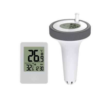 China Water Proof Swimming Pool Thermometer Swimming Pool Bathtub Water Temperature Meter Radio Floating Indoor and Outdoor Thermometer for sale