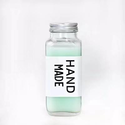 China Wholesale Empty Clear French Beverage Glass Eco-friendly 8Oz 12Oz 16Oz Bottle Cap Cold Pressed Juice Bottles With Airtight Screw for sale