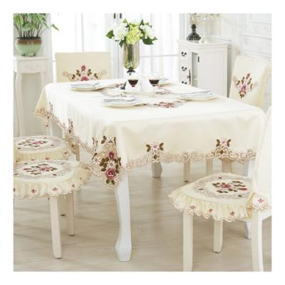 China Cheap Fancy Oilproof Tablecloth, European Embroidered Tablecloth Wholesale Modern Tablecloth for sale