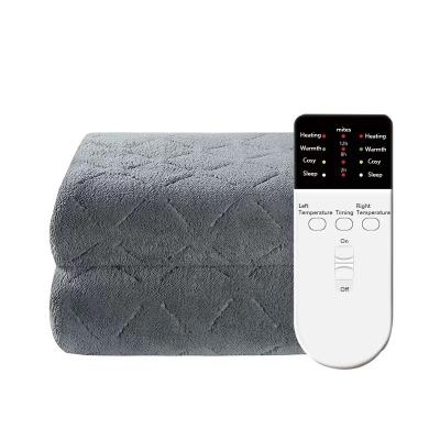 China Dual Temperature Control Blanket Hotel Electric Heating Mattress Double Heated Compliant With European Standards Electric Blankets for sale