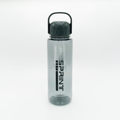 China Trend 1000ml Portable Space Viable Plastic Cup Student Large Capacity Gym Travel Transparent Water Bottle for sale