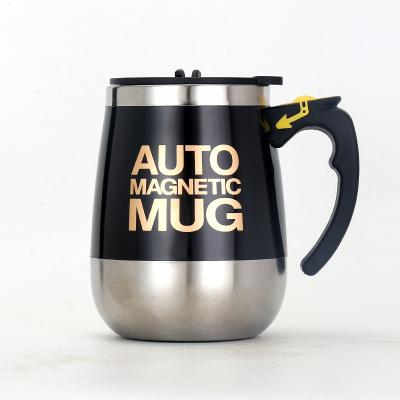 China Modern 2022 Hot Selling The Second Generation USB Charging Shaft Less Magnetizing Cup PP+304 Stainless Steel Automatic Magnetic Mug for sale