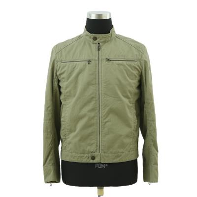 China Factory Windproof Olive Color Full Cotton Chaquetas Custom Made For Everyday Biker Wear In Spring Or Fall for sale