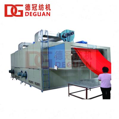 China Garment Shops DEGUAN Fabric Relax Drier Machine For Knitted And Woven Fabrics for sale