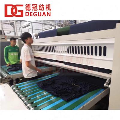 China Cotton and cotton-blend fabric tubular fabric calendering machine is a finishing process on tubular and knitted fabric for sale