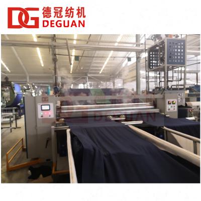 China Garment Shops DEGUAN Textile Calender Tubular Machine For Tubular Knitted Fabric for sale