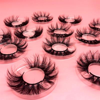 China Free Sample Factory Wholesale Price 25Mm Mink Eyelash Thick False Mink Lashes 3D Eyelash for sale