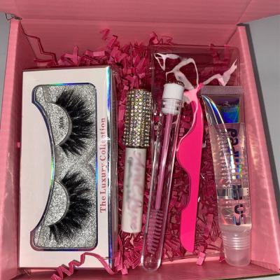 China Wholesale Thick Mink Eyelashes With Customize Box 25mm Mink Laches Vendor Mink 5D Lash Pairs for sale