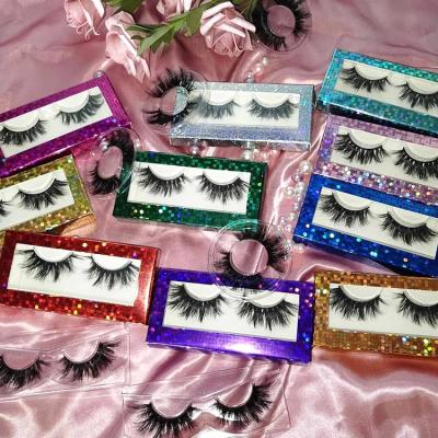 China Custom Eyelash Packaging Cruelty 3D Mink Eyelashes Private Label Eyelash Wholesale Thick Pink Free Glitter Box for sale