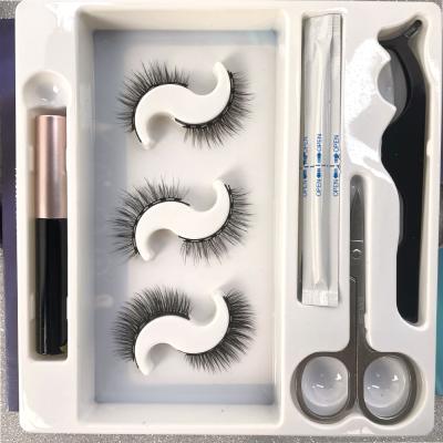 China Wholesale New Design Natural Fashion 3D 5D Eyelashes Silk Strip The Full Lashes Wholesale Custom Magnetic Lashes Top Sellers for sale