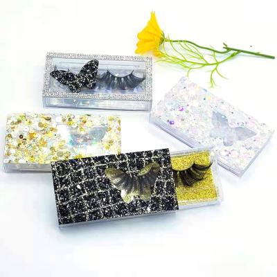 China Recyclable Luxury Rectangular Private Label Eyelash Packaging Box Custom Paper Eyelash Box Packaging for sale