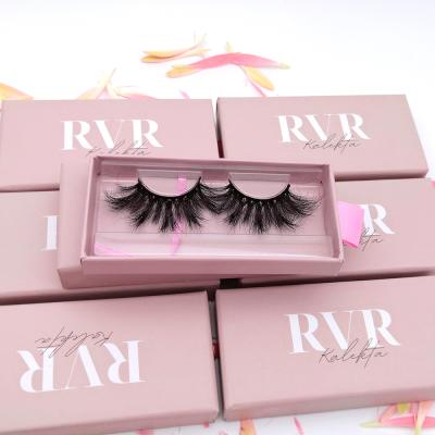 China Recyclable Custom Cardboard Box Empty Foldable Cosmetic Packaging Eyelash Box Packaging Boxes for sale