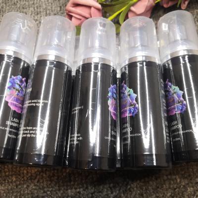 China Wholesale Private Label 30ml 60ml Long Lashshampoo Eyelash Extension Detergent Foam Wick Shampoo Eye Makeup Remover Natural Wick Wash for sale