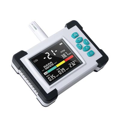 China TC700 7 in 1 Air Quality Monitor Formaldehyde Detector, Air Pollution Sensor, Humidity and Temperature Meter Tester 140*134*33mm for sale