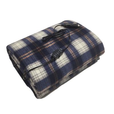 China SOJOY Lightweight and Portable Flannel Lambswool Blankets with Heating Function Electric Car Blanket for sale