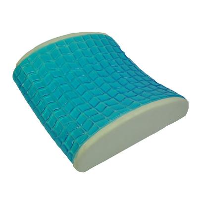 China Eco-friendly Gel Cooling Pad And Memory Foam Products Cooling Gel Cushion Lumbar Back Pillow for sale