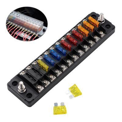 China Plastic & Copper Fuse Holders 12 Way Fuse Box for sale