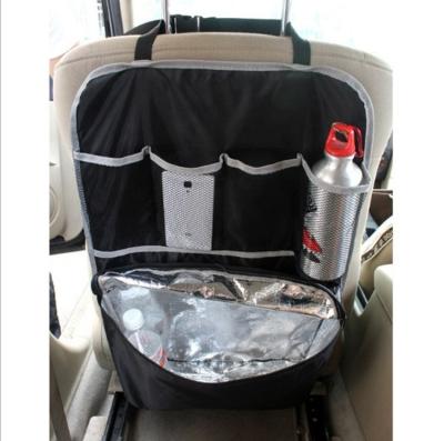 China Wholesale Sports Multi-pocket Travel Storage Drinks Bag Car Back Seat Organizer With Cooler for sale