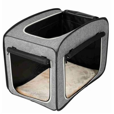 China Breathable Wholesale Portable Pop Up Pet Cage Folded Car Dog Bag for sale