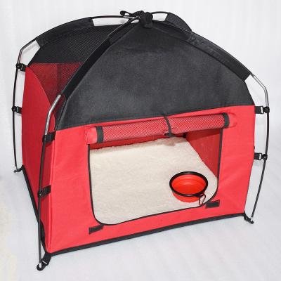 China Sustainable High Quality Windproof Pet Tent Pet House Dog Camping for sale