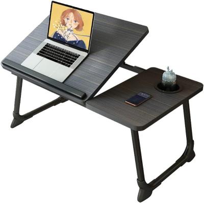 China Portable Laptop Bed Tray Table, Adjustable Home Office Standing Desk Portable Lightweight Foldable Lap Desk for Sofa Couch Floor Working for sale